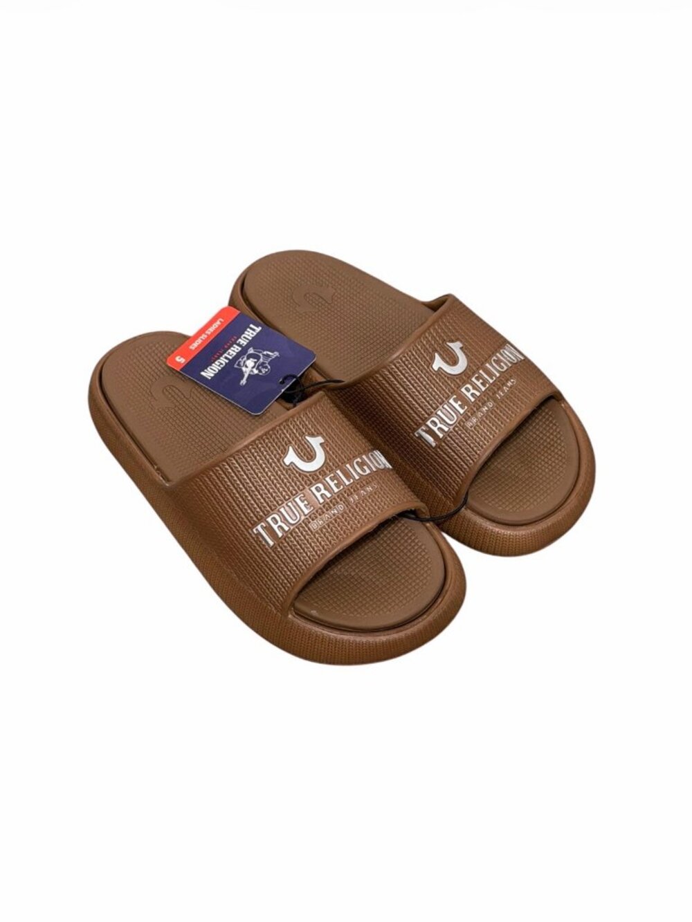 True Religion Slides - Brown - Women’s Size 5 | NEW